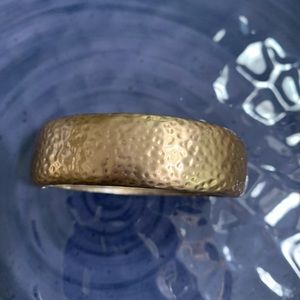 Wide gold classic bracelet